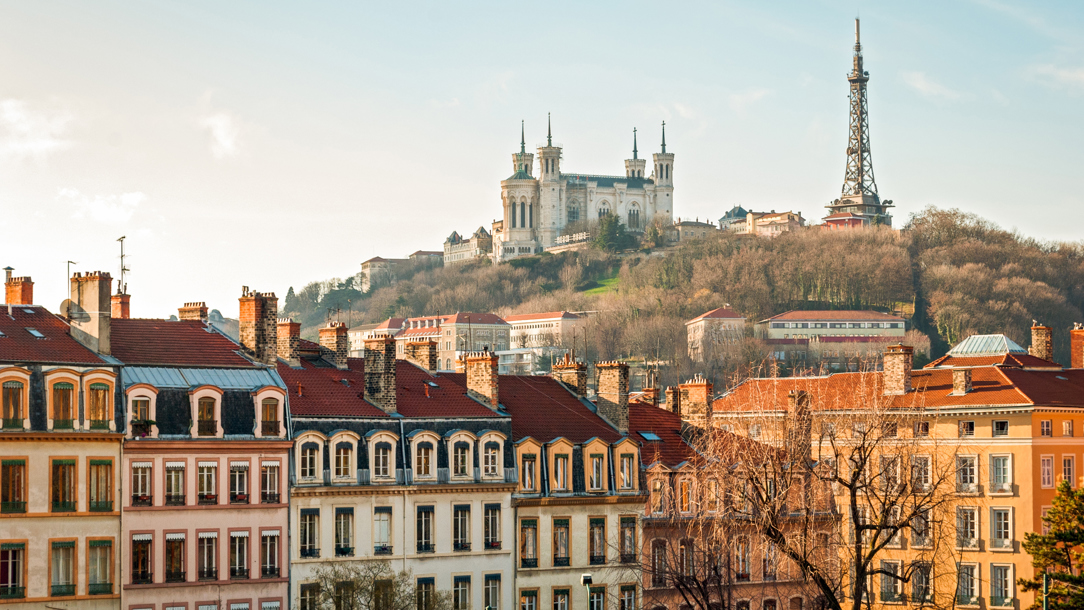 A wide view of Lyon.