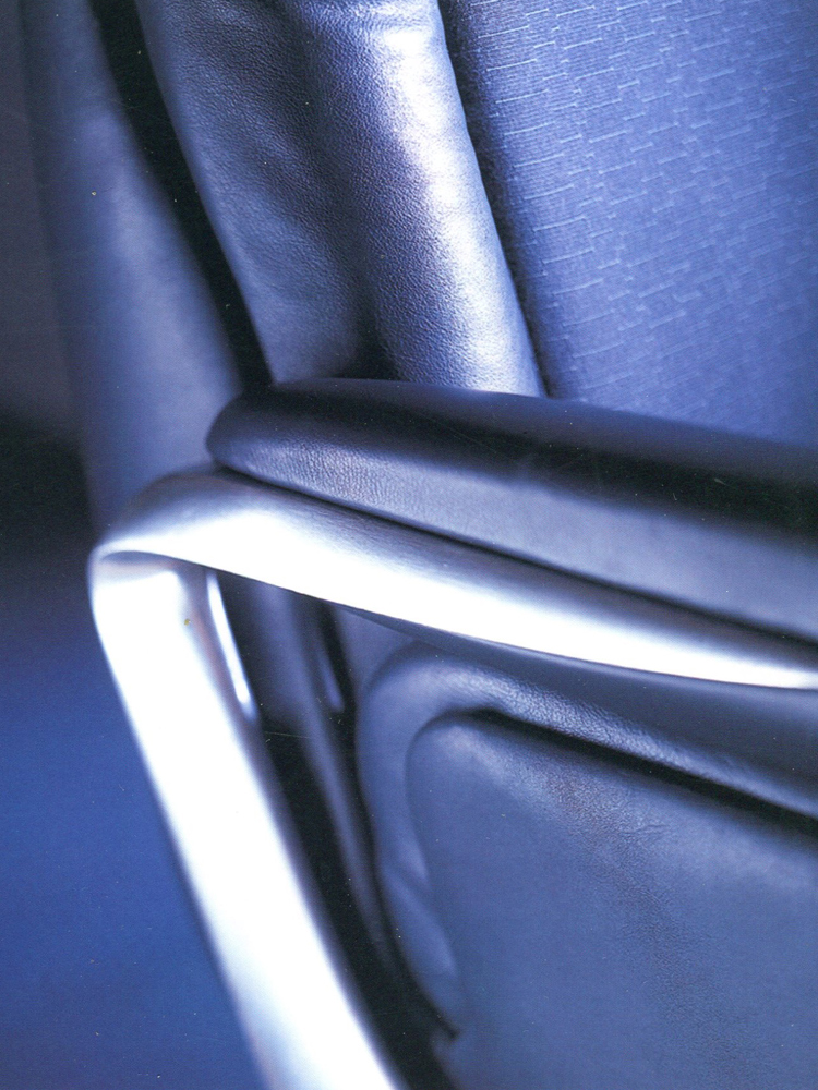 A detail of a chair in Concorde.