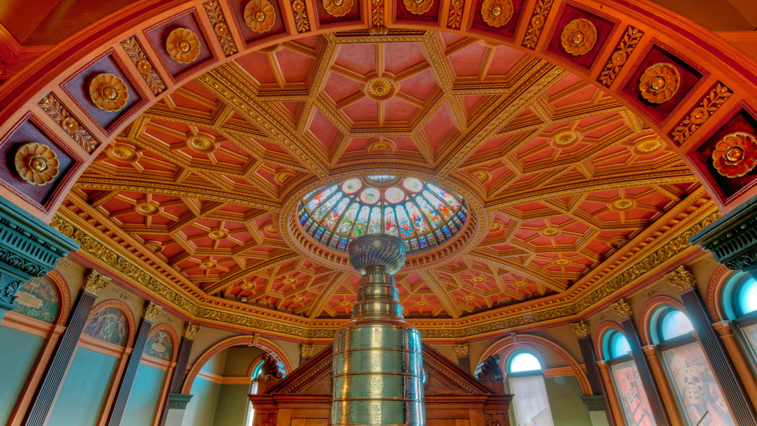 Inside the Hockey Hall of Fame.