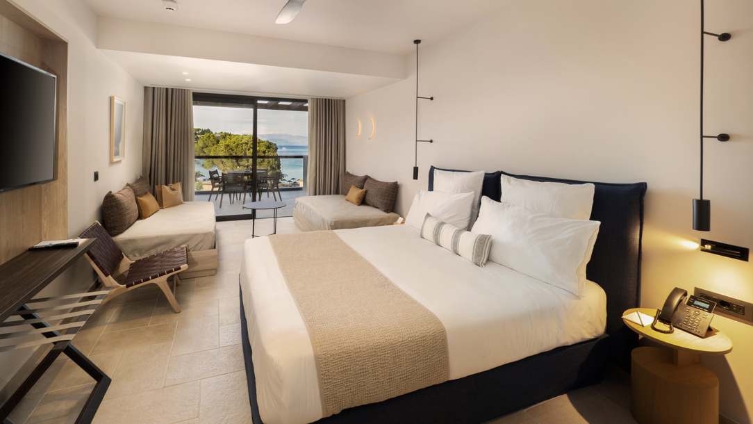 A room at the Dream Corfu resort.