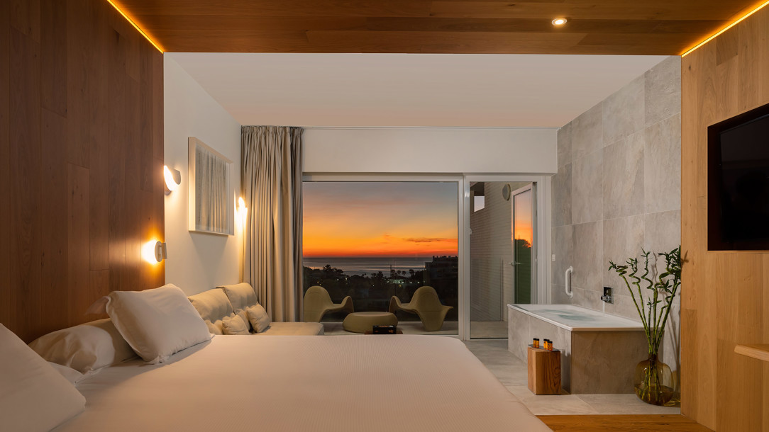 A room at the Higueron Malaga hotel.