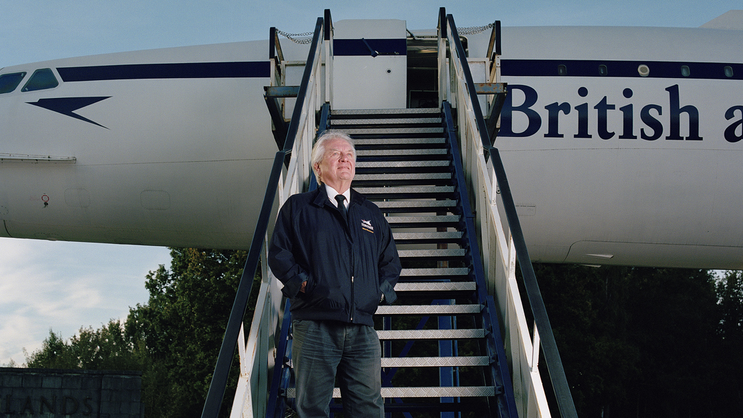 Former Concorde pilot Mike Bannister.