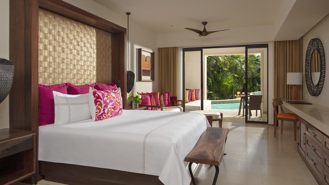 A room at the Secrets Akumal Riviera.