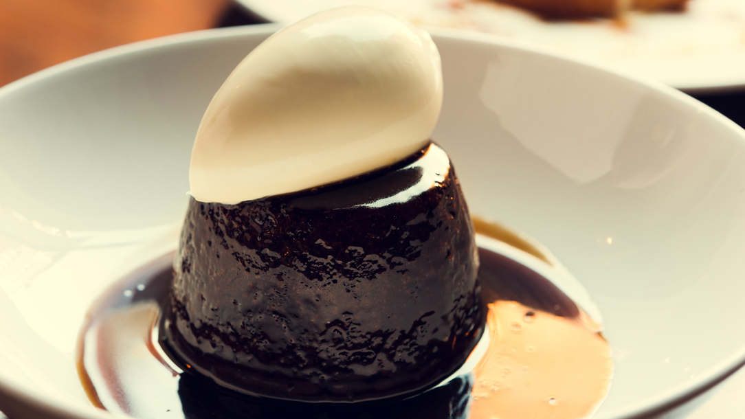 A pudding from Hawksmoor.