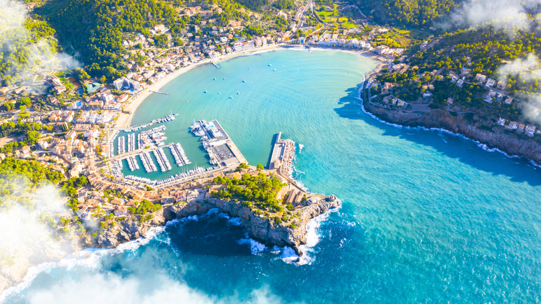 An aerial view of Palma.