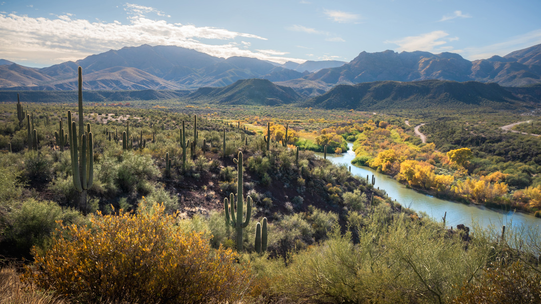 Verde River Valley in Arizona.