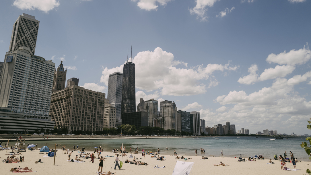 A view of Ohio State Beach.