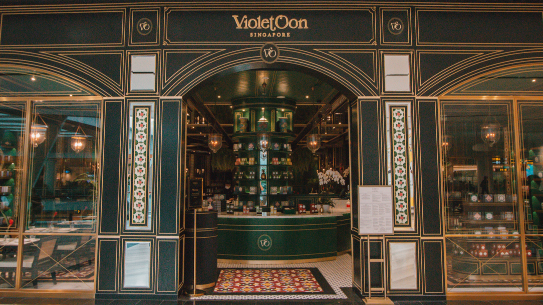 The exterior of Violet Oon.