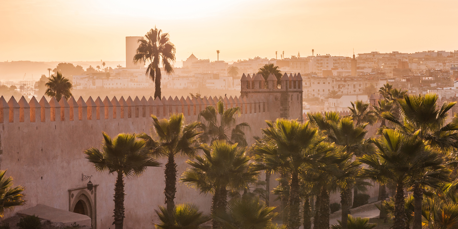 Sunset over Rabat.