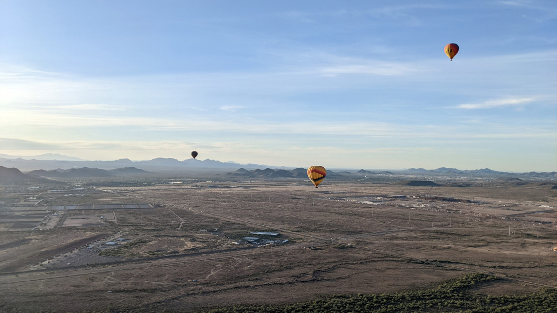 Hot Air Balloons in Arizona.