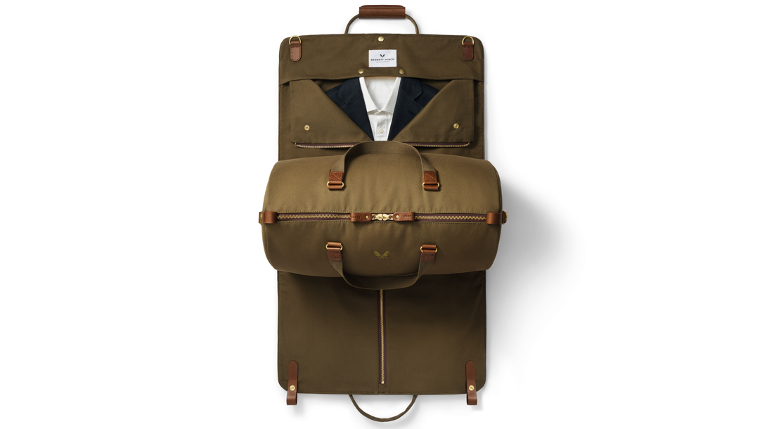 A suit carrier from Ben Winch.