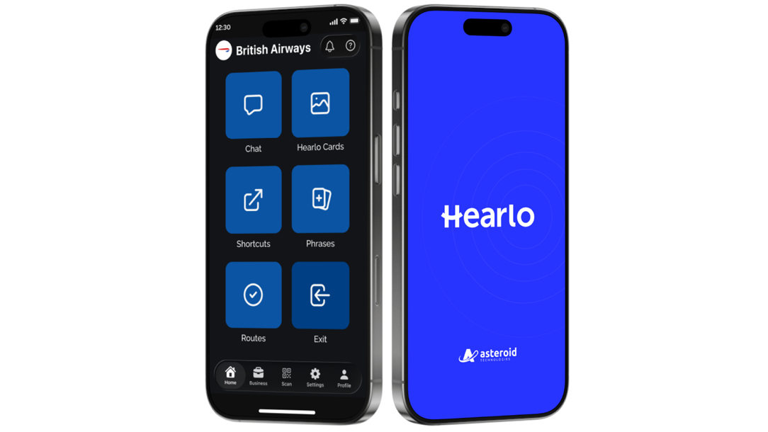The 'Herlo' app on a phone.